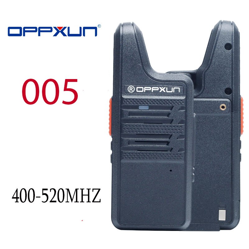 OPPXUN-walkie-talkie portátil OPX005, estación de Radio bidireccional, transceptor, Hotel/restaurante, BFC9, 2 unidades