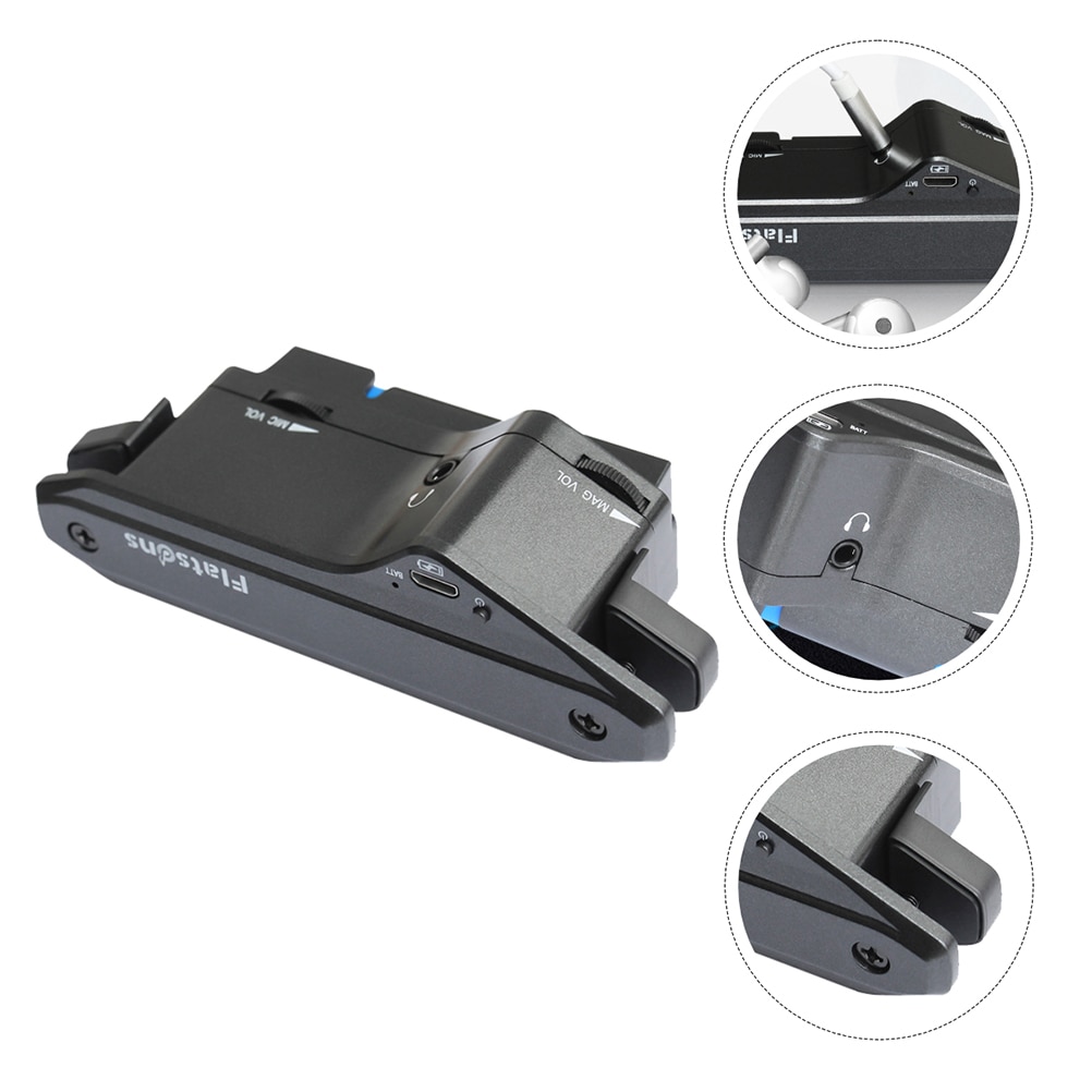 1 Set Acoustic Guitar Pickup Non-opening Inner Recording Guitar Pickup (Black)