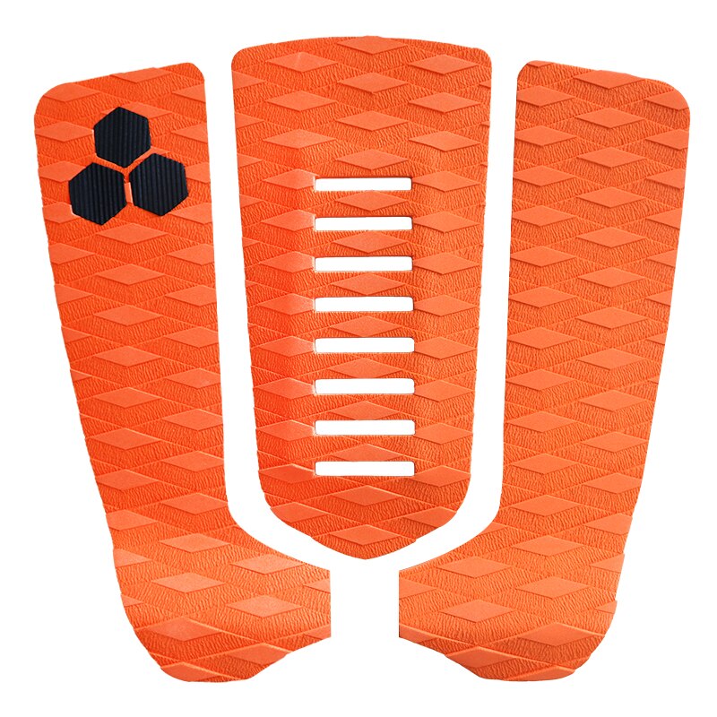 3 unids/bolsa antideslizante de espuma EVA cojines para tablas de Surf SUP Surf Kiteboard Skimboard pie Paddleboard tracción Pad alfombrilla de agarre perro Pie de: Orange Dot