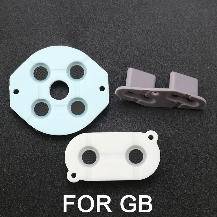 Cltgxdd 1 Set Game Console Reparatie Onderdelen Geleidende Siliconen Pads Voor Gb Gba Sp Gbc Ndsl Ps4 3ds Ps3 Xbox 360 Ndsi Soft Pads: Licht Paars