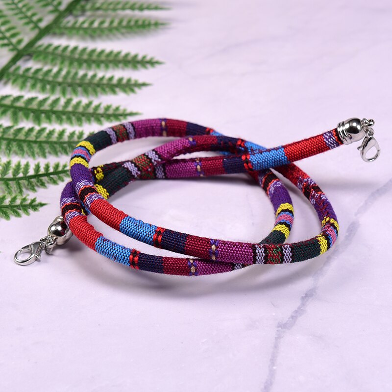 Ethnische Schnur Kette auf den Hals für Frauen Bohemian Hang Masken String Lanyard Sonnenbrillen Männer der Cuelga Mascarillas 65cm: 4