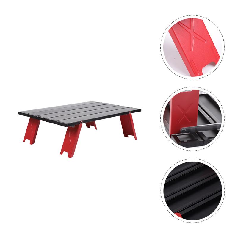 1Pc Collapsible Foldable Picnic Table Portable Camping Table Lightweight Table Outdoor Table Foldable Picnic Table