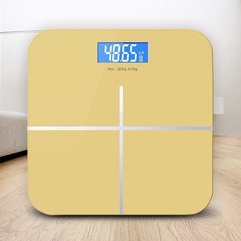Bathroom Digital Scale Pink Balance Small Digital Scale Precision Weight Machine for Human Pese Personne Household Items DH50TZC: style 2