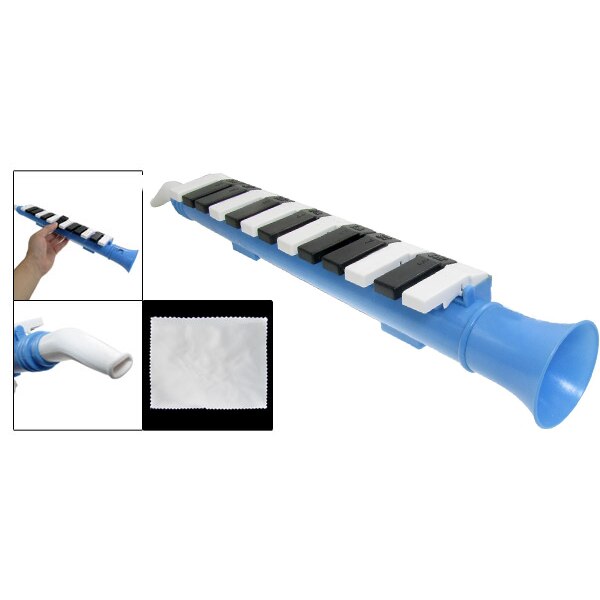 Bleu 13 touches Note mélodica bouche orgue Portable vent Piano