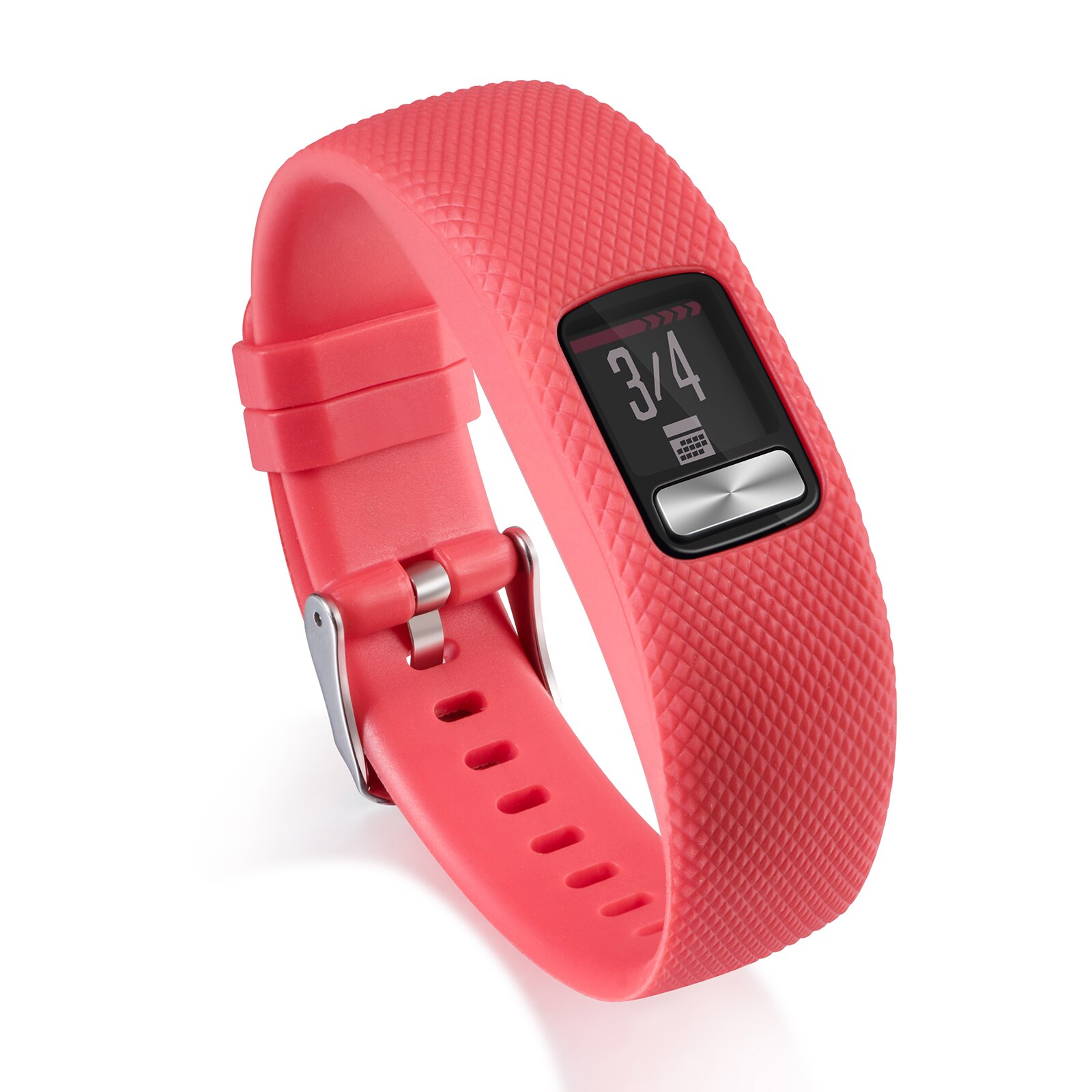 Wristband Silicone Band For Garmin Vivofit 4 Smart Watch Activity Fitness Watch Strap For Garmin Vivofit 4 Bracelet Accessory: Red / L(6.1-8.7)