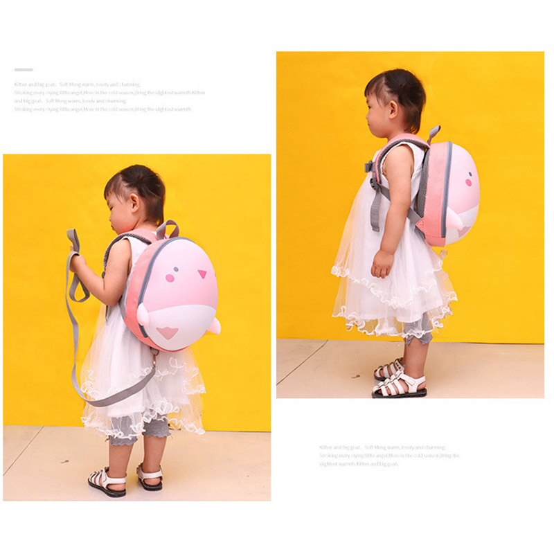 Sac à dos multi-usages Anti-perte pour enfants, sac d'école avec corde détachable, harnais de sécurité
