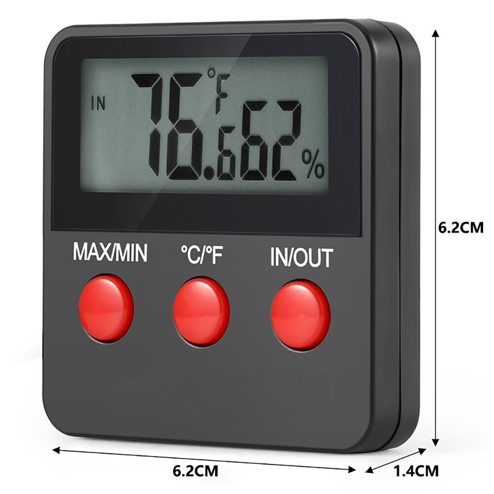 Digital Temperature And Humidity Meter Incubator Pet Dog Tortoise Hatching Eggs Sensor Digital LCD Display