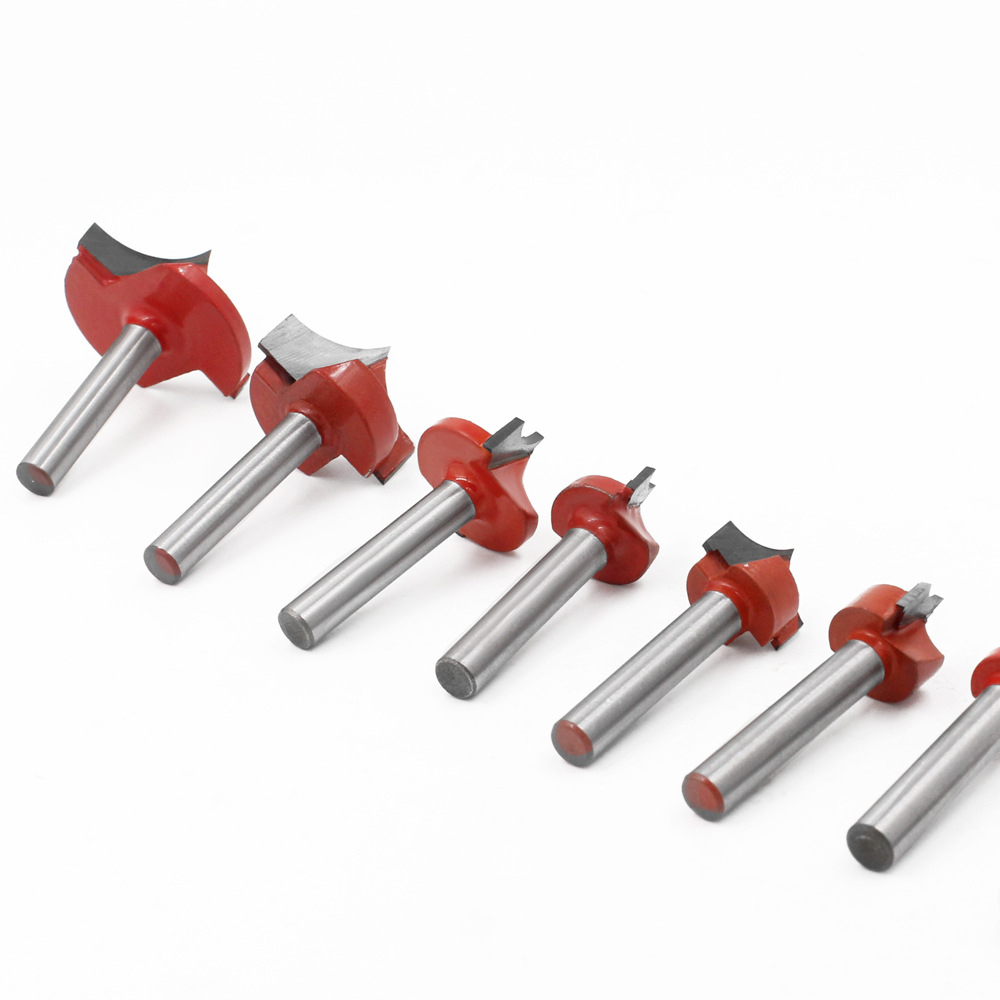 6mm Shank Router Bit CNC Tools Solid Carbide Round Nose Bits Round Point Cut Bit Shaker Cutter Tools For Wood Woodworking Tools