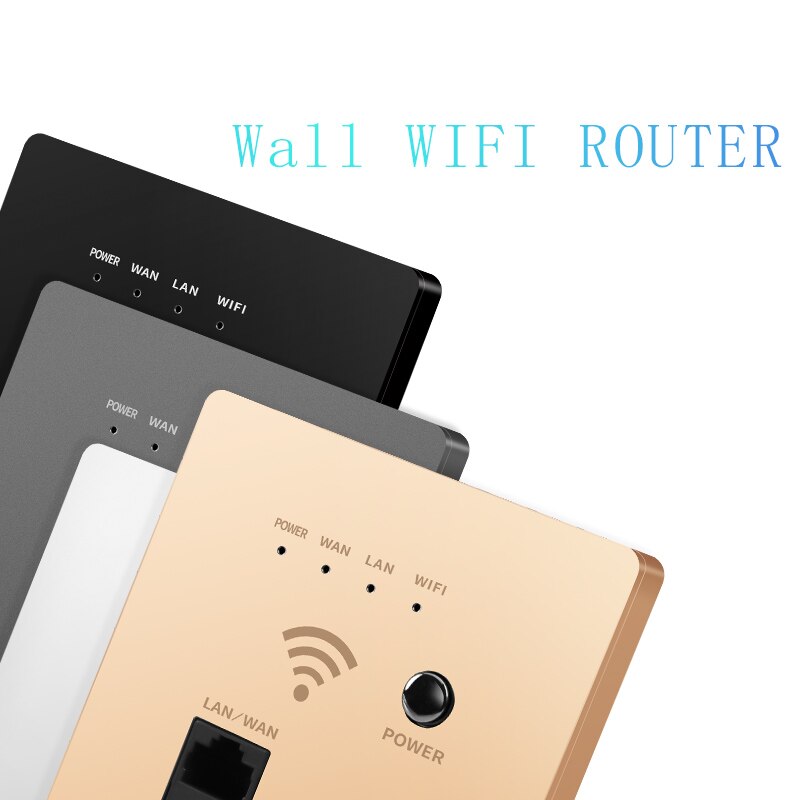 KEKA Wall wireless router 300Mbps 220V power supply embedded AP smart wireless WIFI relay extender 2.4G/5G router USB SOCKET
