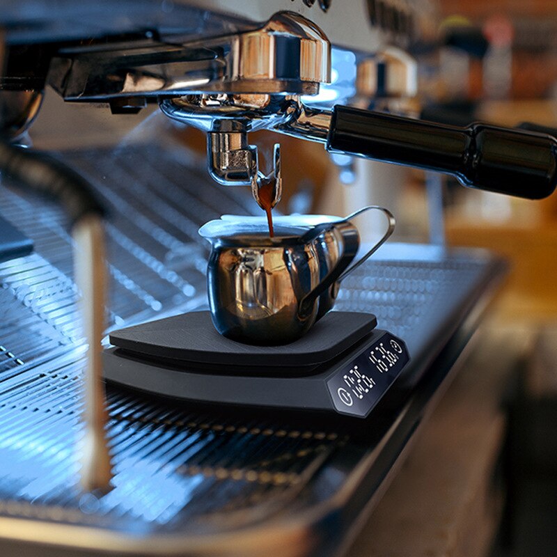 Hero-báscula Digital inteligente, balanza electrónica de café con temporizador, balanza de cocina Digital de precisión para hornear, 2KG/0,1g, carga USB