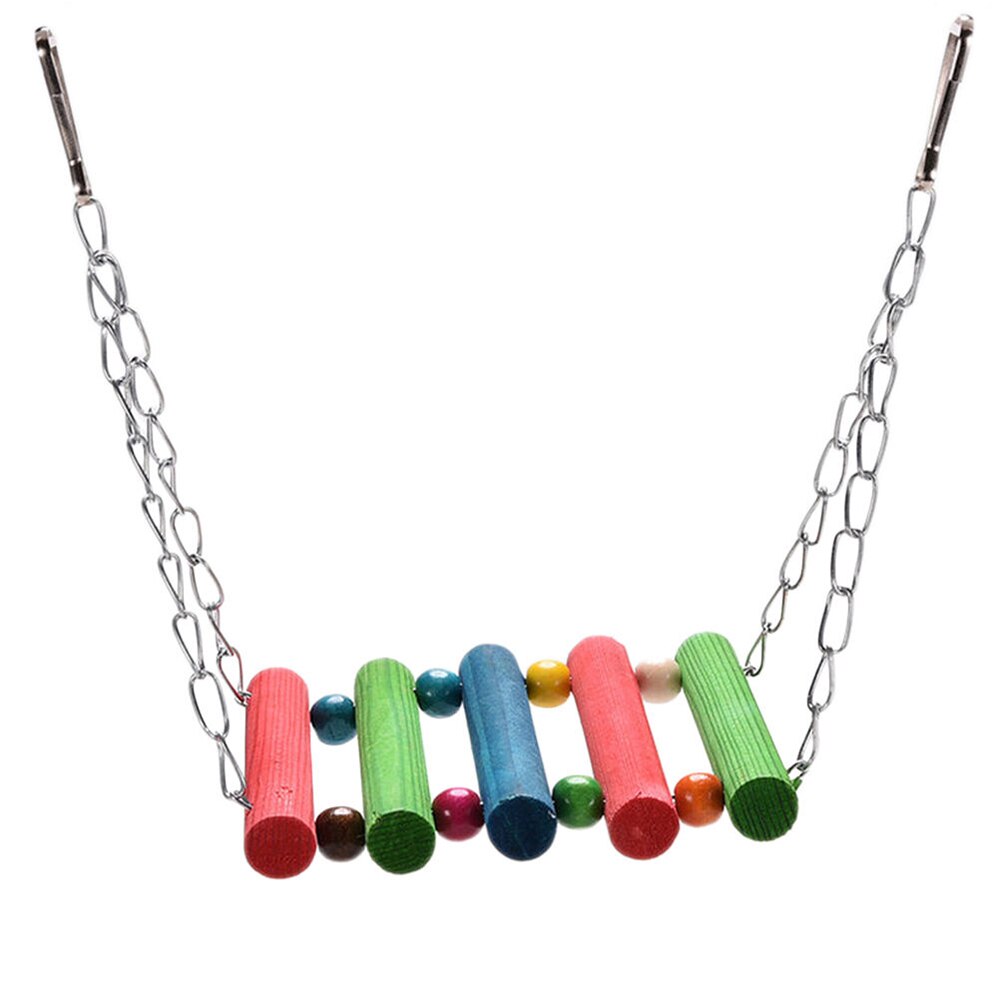1 stks Mode Grappige Huisdier Vogel Papegaai Parkiet Hangmat Schommel Speelgoed Opknoping Voet Speelgoed Chew Toys