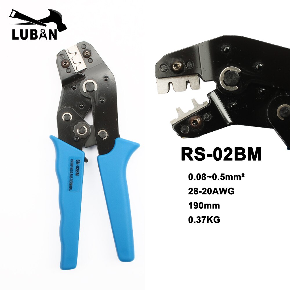 RS-01BM SN-01BM terminal spring clamp terminals Crimping Tool Crimping pliers For D-SUB SN-48B SN-28B SN-02BM: without package / RS-02BM SN-02BM