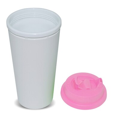 4pcs/lot Blank Sublimation Latte Mug Cup Printed by 3D Sublimation Machine Printing Mug press: Pink