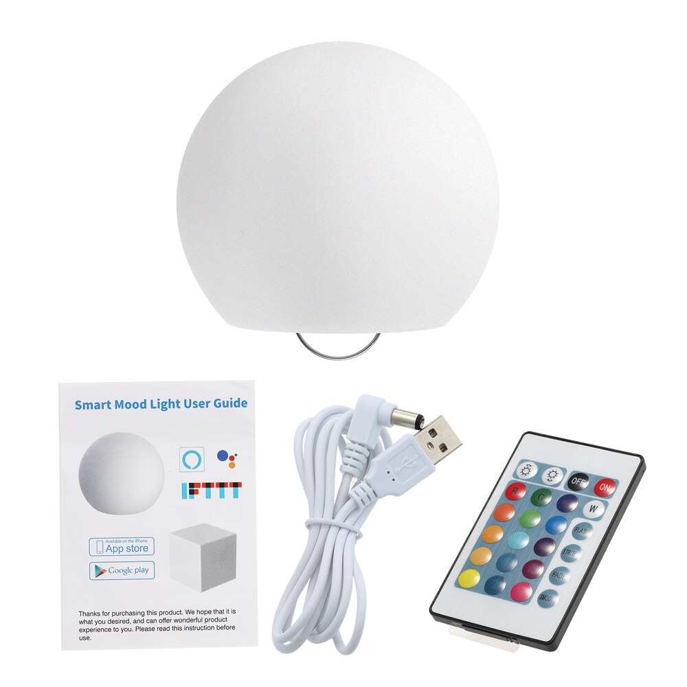 Smart Mood Light WiFi Smart Night Light APP Different Colors Optional 5-level Dimming 4 Dynamic Modes Support APP Control Timing
