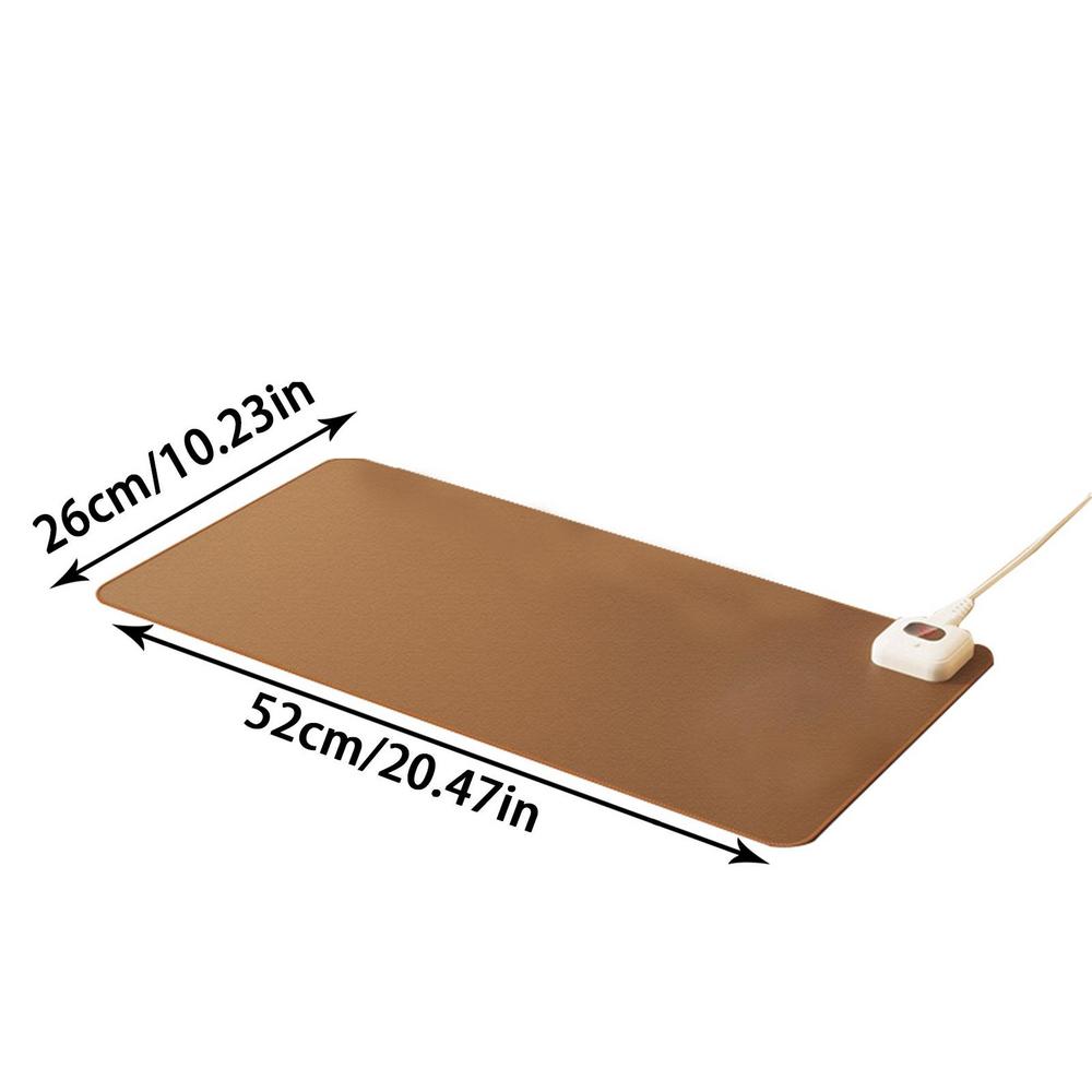 Elektrische Warmte Muismat Display Temperatuur Verwarming Muismat Tafelmat Warm Houden Hand Voor Winter Kantoor Computer Bureau Toetsenbord