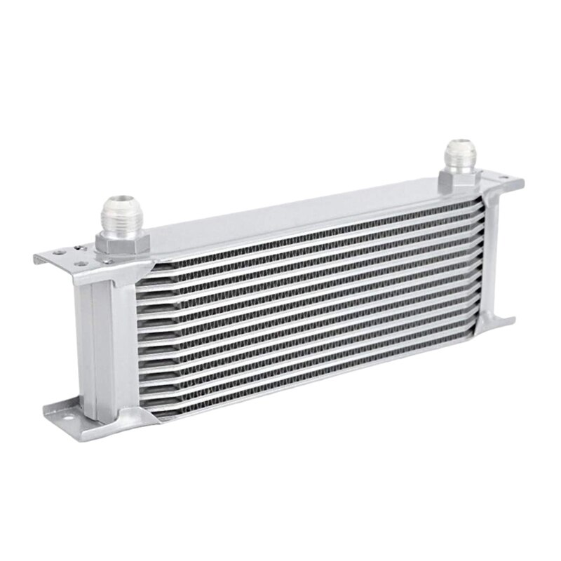 Radiador de aluminio de 13 filas, Enfriador de aceite de motor de coche de tipo británico, radiador de refrigeración de repuesto, enfriador Universal: Default Title