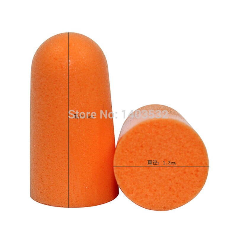 20Pairs Authentic Foam Soft Ear Plugs Noise sleep Reduction Norope Earplugs Swimming Protective earmuffs