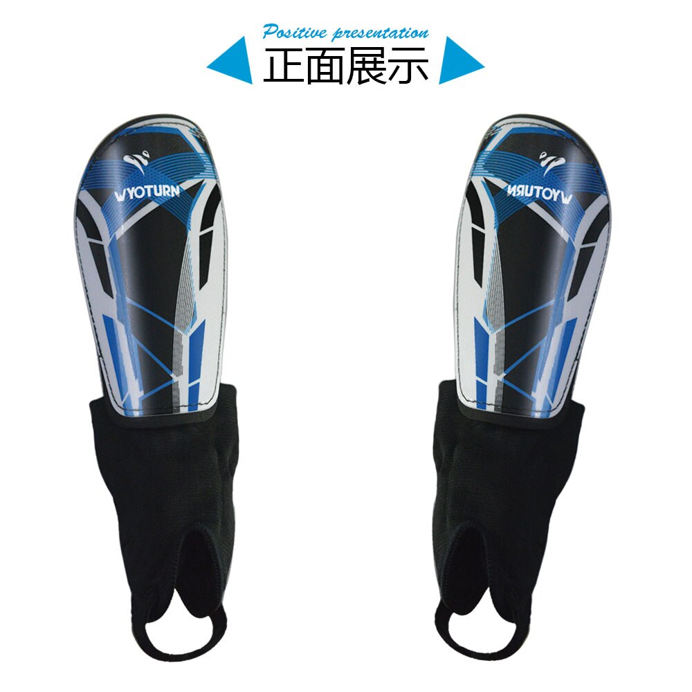 WYOTURN 1 Pair Shin Guard Soccer Antislip Shield Adults Kids Football Shin Guard Support Protector Shin Pads