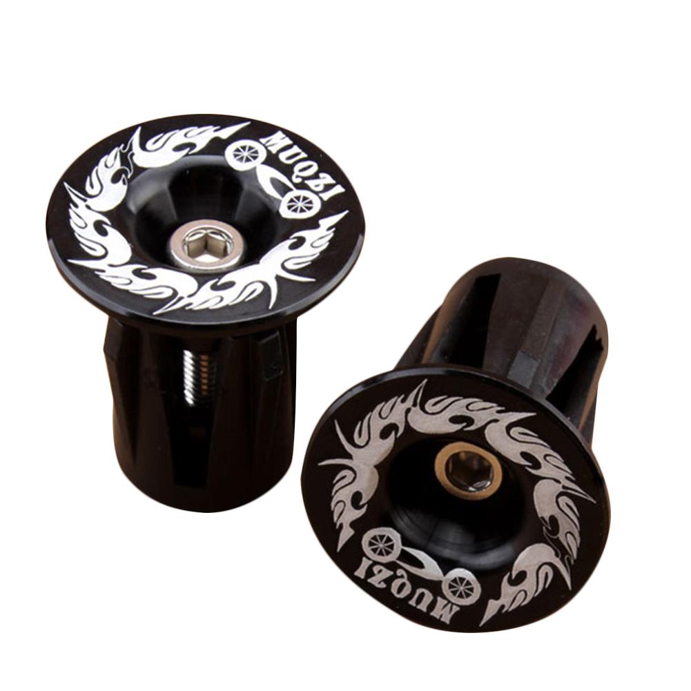 2Stck Fahrrad Bar Ende Stecker Fahrrad Griff Lenker Kappen Aluminium Straße Griff Bar Kappe Ende Stecker Für MTB Fahrrad zubehör: 5