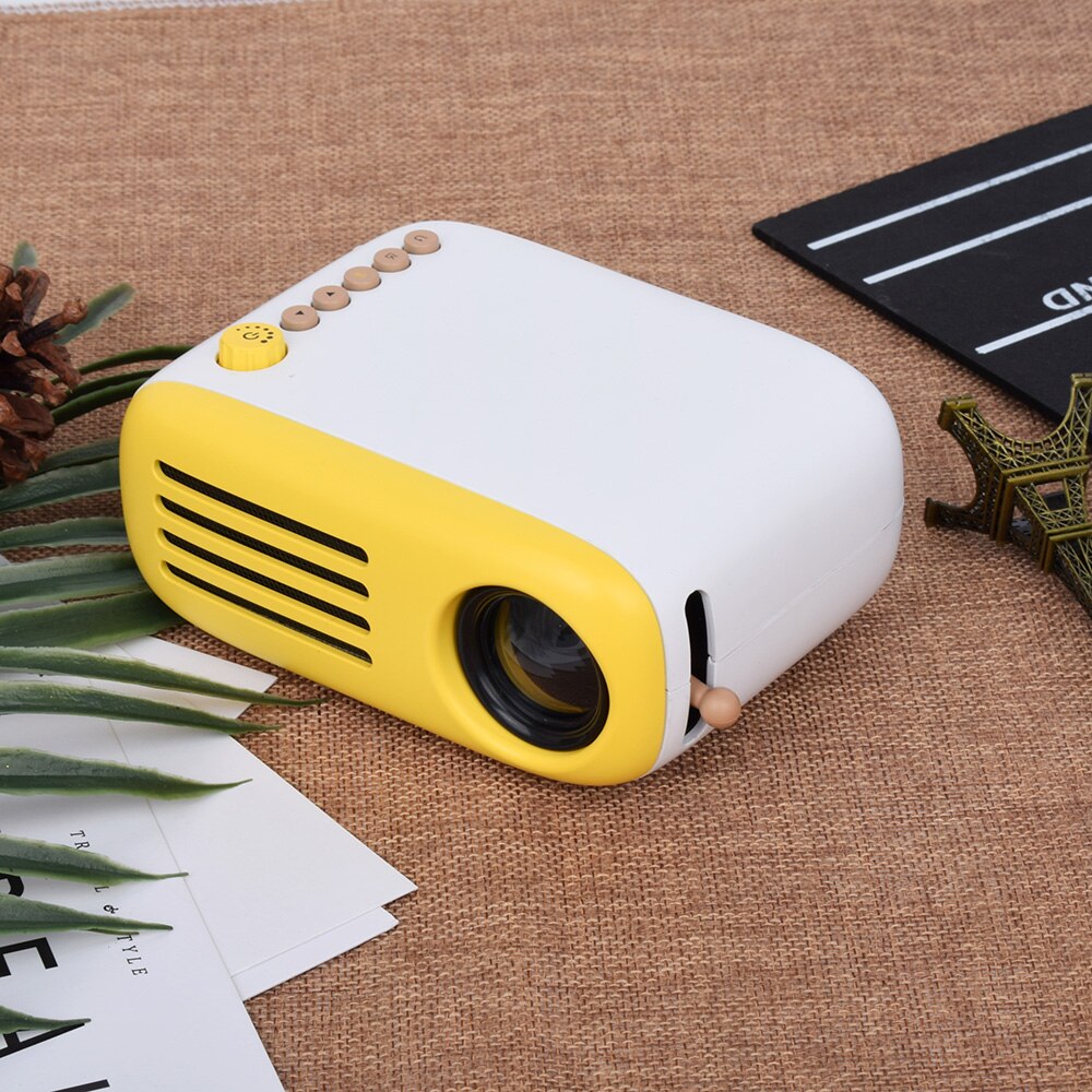 Exquizon  yg300 uppgradering  yg200 mini led fickprojektor hem beamer barn usb hdmi video portabel projektor valfritt batteri