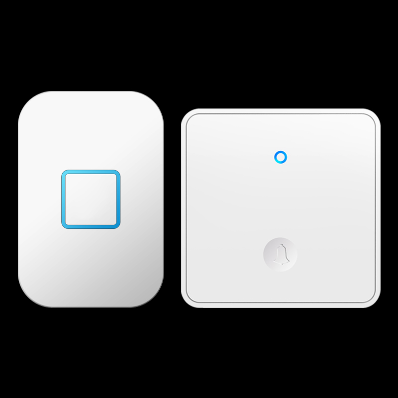 CACAZI Self-powered Wireless Doorbell Waterproof Battery-Free Button Intelligent Door Bell Sets Home Welcome Outdoor EU US UK
