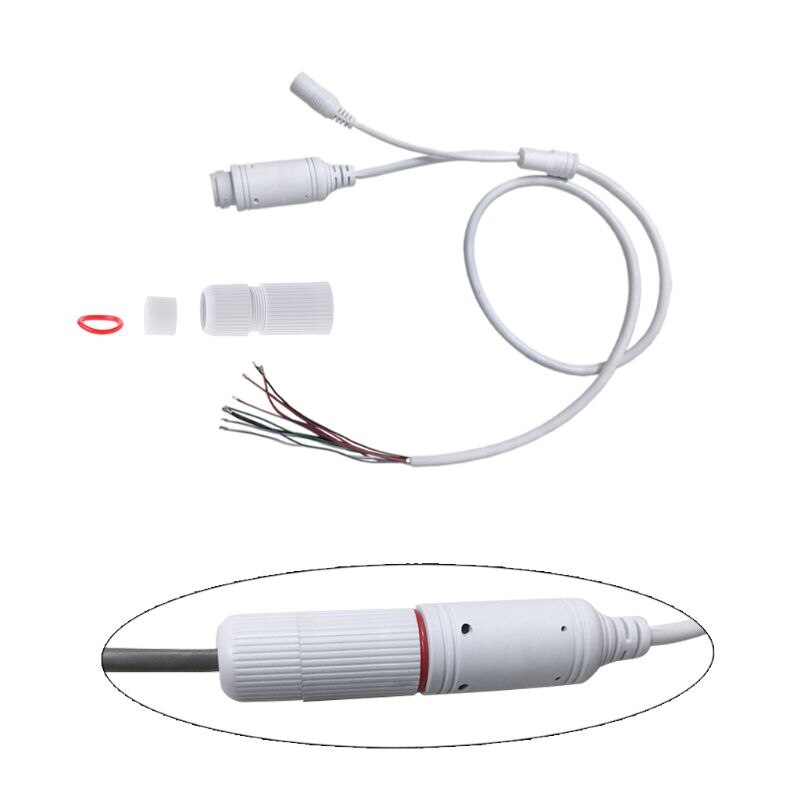 RJ45 Waterproof Connector Cap Cover for Outdoor Network IP Camera Pigtail Cable