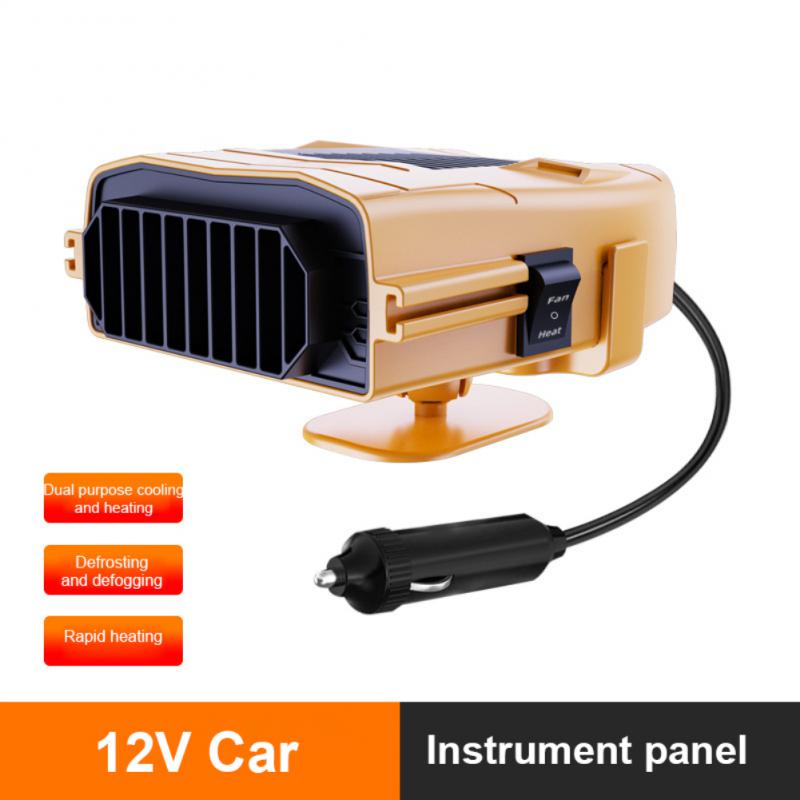 Draagbare Auto Heater 12V Elektrische Auto Kachel Voorruit Ontdooien Verwarming Ventilator Verstelbare Auto Aansteker Voorruitverluchting Ontdooier: 02
