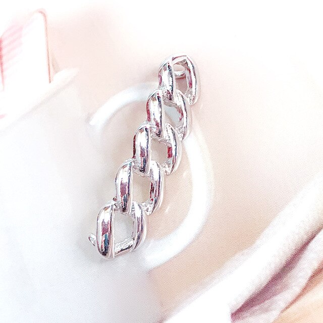 1pcs Decoration Laces Glitter Clip Shoe Accessories Women Shoes Decorative Lovely Shiny Clip Beads Charm Shoe Buckle Decoration: Silver-E