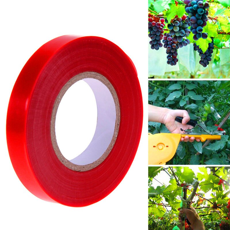 2 stk-pakke hageredskaper treet parafilm beskjæringssaks innpode gren hage bind belte pvc tie tape 1.1cm x 33m / 1 roli  jt002