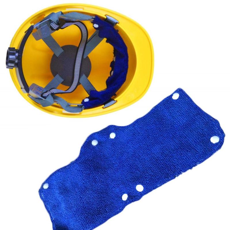 Bande Anti-transpiration Lavable Pour Casque - Pour Chantier, Cyclisme, Soudure (22,7 X 10 Cm)