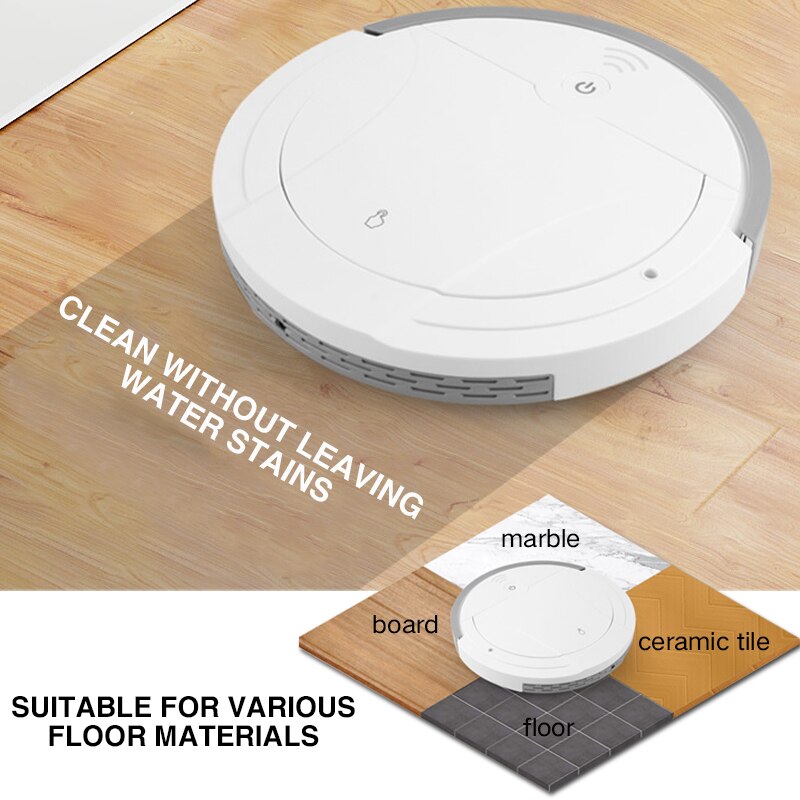 Intelligence UV Lamp Disinfection Robot Vacuum Cleaner Suction Wet Mopping 50 Mins Washing Robot Vacuum Cleaner Aspiradora Robot