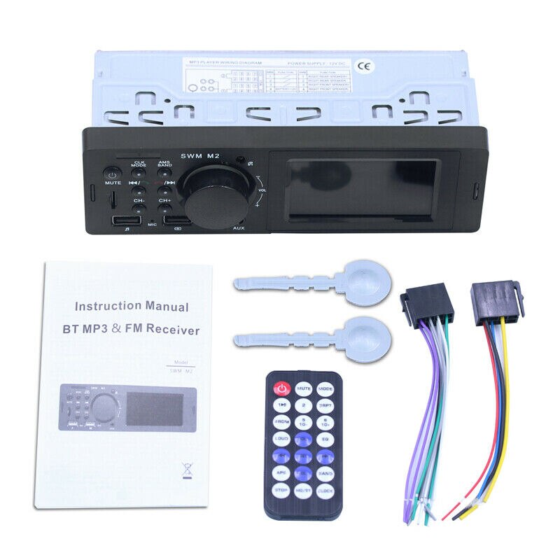 Car Central Control Audio Bluetooth Radio Stereo Player USB/AUX/FM/MP3 Android