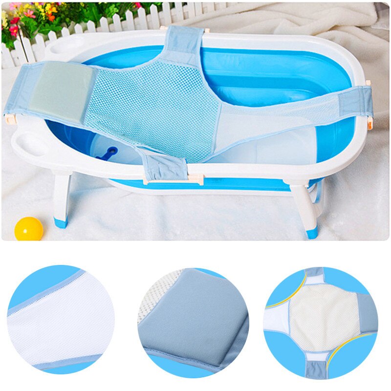 Baby Bath Net Cross-shaped Adjustable Bath Seat Ba... – Vicedeal