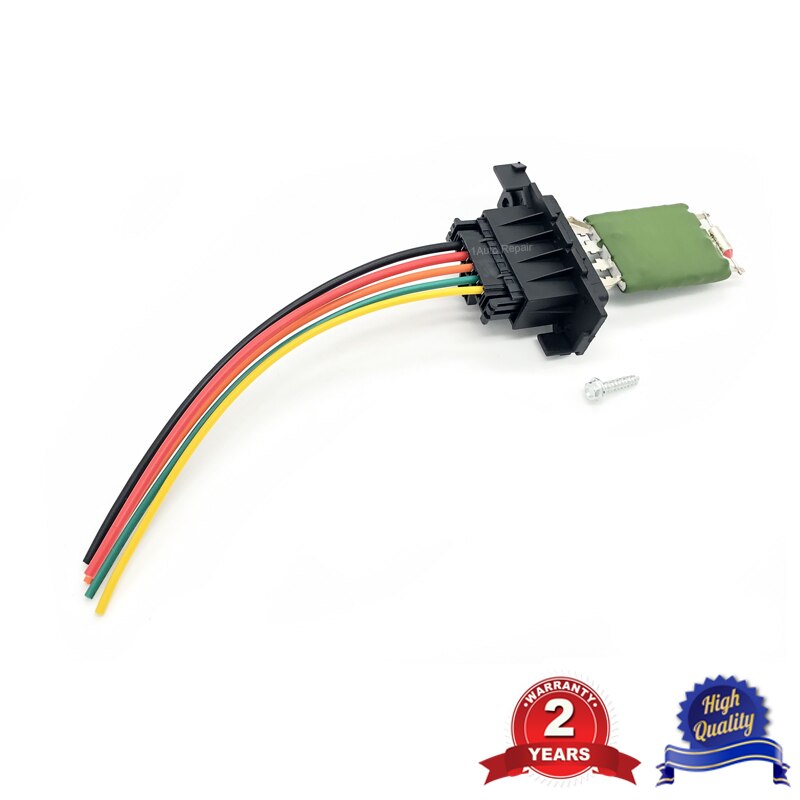 Heater Blower Motor Resistor and Wiring Harness For Fiat Punto Doblo Qubo 13248240 6450XR