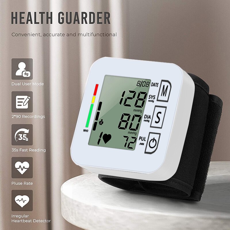Digitale Arm Bloeddrukmeter Elektronische Bloeddrukmeter Medische Pressure Meter Gauge Apparaat Manchet Pulse Gezondheidszorg