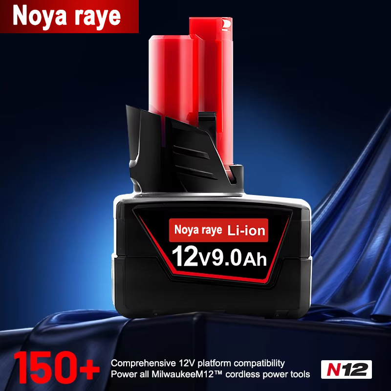 For Milwaukee M18 M12 Power Tool Battery XC 12v 18v 3Ah 5Ah 6Ah 9Ah M18B5 48-11-1815 48-11-1860 M18B2 M18B4 M18B5 Battery Packs