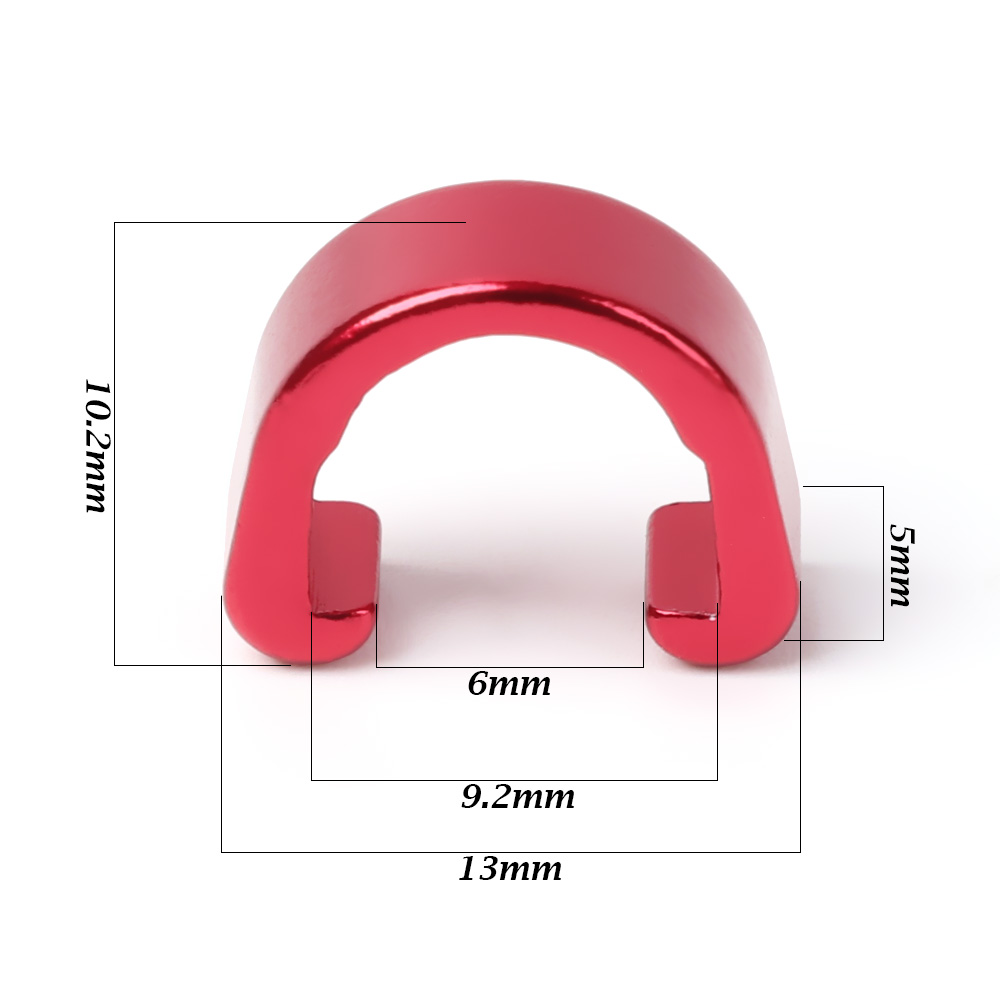 5Pcs Aluminum Alloy MTB Bike C Shape Clips Bicyle Housing Hose Brake Cable/Line Buckles Case Outdoor Cycling Clasps Parts