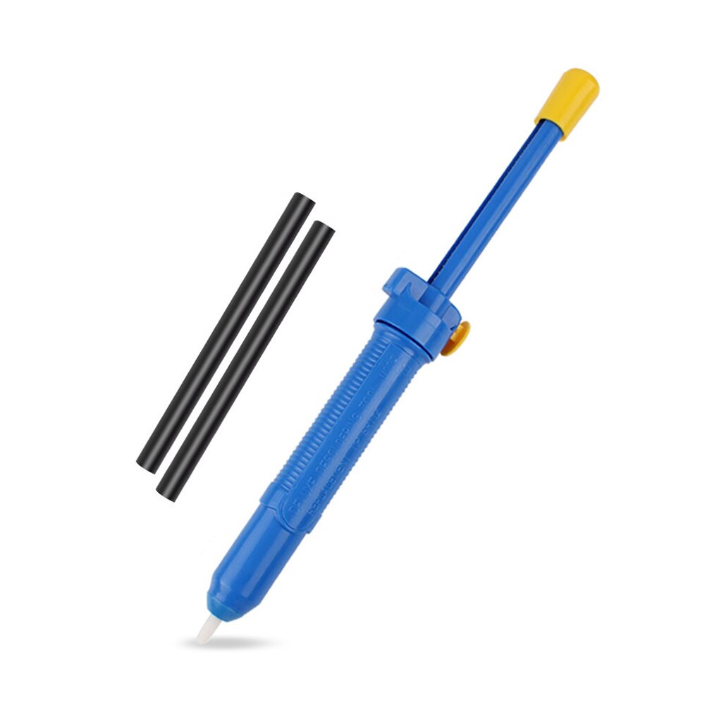 Soldering Iron Suction Pump Remover Solder Sucker Press Removal Pen Househole Work Tool with Replacement Nozzles: Type 6