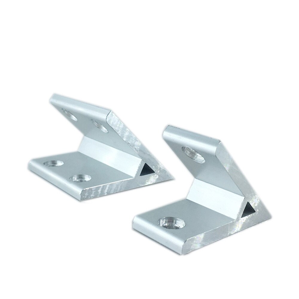 1PC 45 Degree Profile Bracket Industrial High Intensity Corner for 6060 8080 100100 Aluminum Profile
