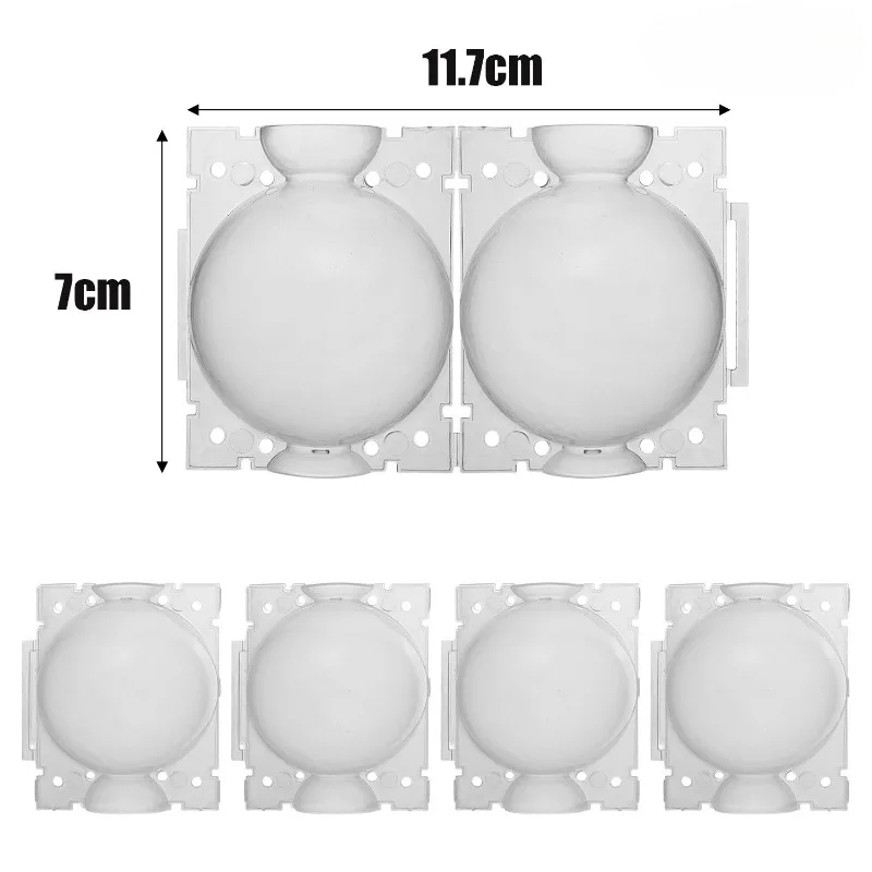 5/20PCS Planten Wroeten Bal Hoge Druk Graft Fokken Case Plastic Kwekerij Doos Voortplanting Plant Wortel Potten tuin Accessoires: MULTI / S