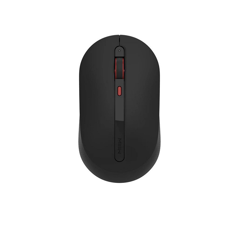 XIAOMI MIIIW USB Wireless Mouse 2.4GHz Connect Mute Button 3 Gear DPI Adjustment Optical for Laptop Notebook Office Gaming Mouse: Black