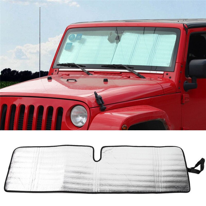 Pare-Soleil Pare-Brise Wrangler Rubicon Sahara TJ JK JKU – Protection UV & Chaleur, 2/4 Portes 2007-2017