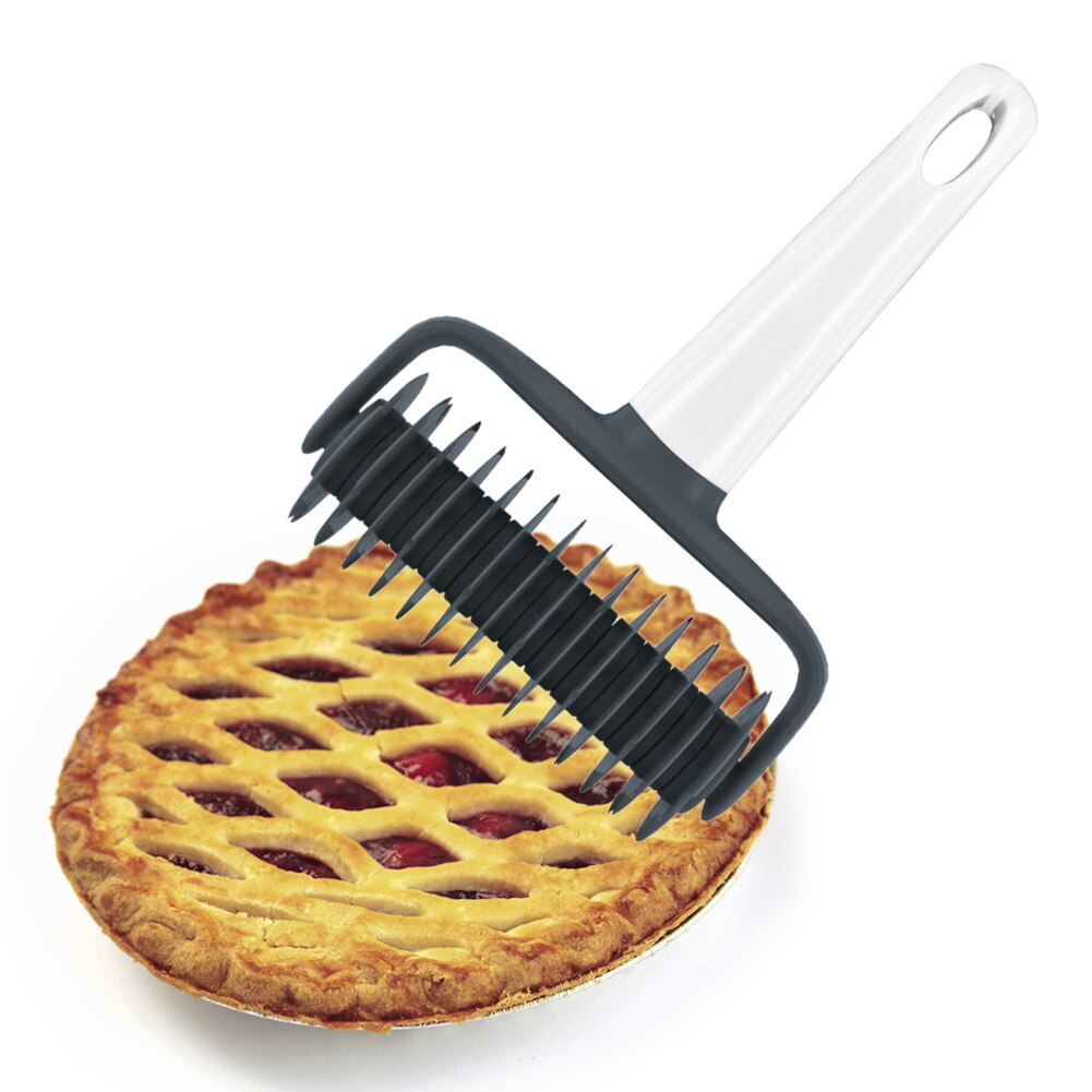 Press Cutter Lattice Restaurant DIY Baking Tool Embossing Cake Home Kitchen Bread Pizza Pastry Bakery Pie Dough Roller ABS
