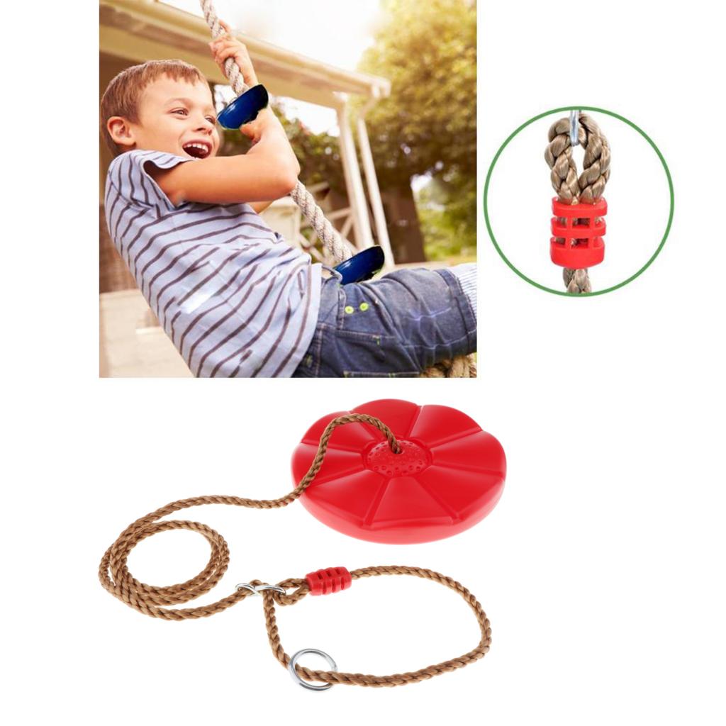 Disc Swing Seat Safe Indoor Outdoor Play House Playground Equipment Accs Toys Kits Disk Outside Climbing Slackers Spinner Toys