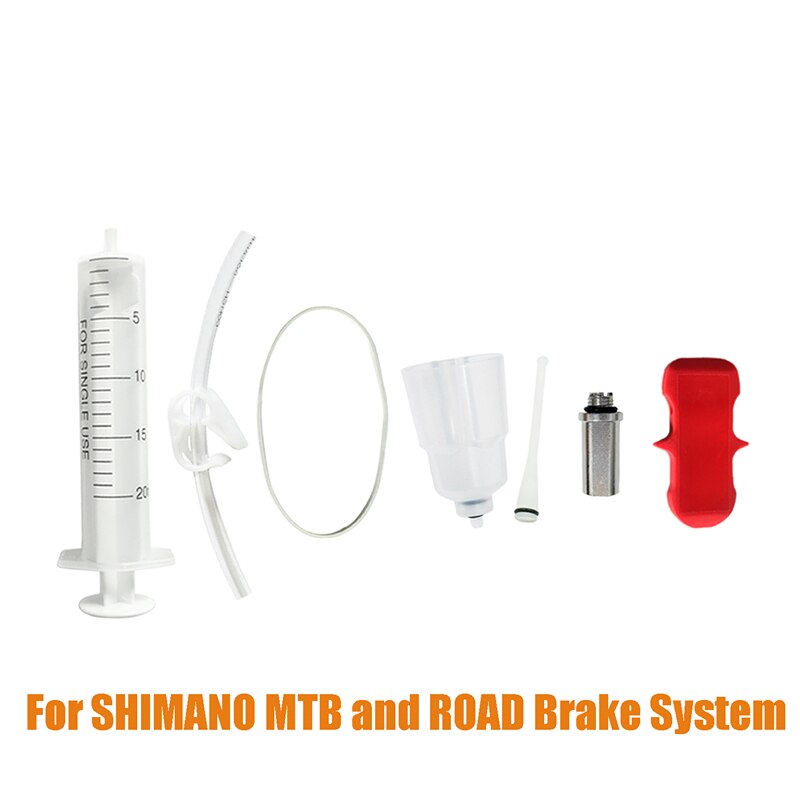 bicycle Hydraulic brake bleed kit for shimano MTB and Road brake system Mineral Oil Brake, Funnel Set Bike Repair Tool kit: For Road and MTB Kit