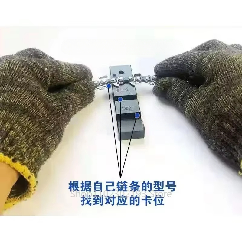 Gereedschapset voor het repareren van kettingzaagketting Breuk- en klinknagelgereedschapsset voor professionals