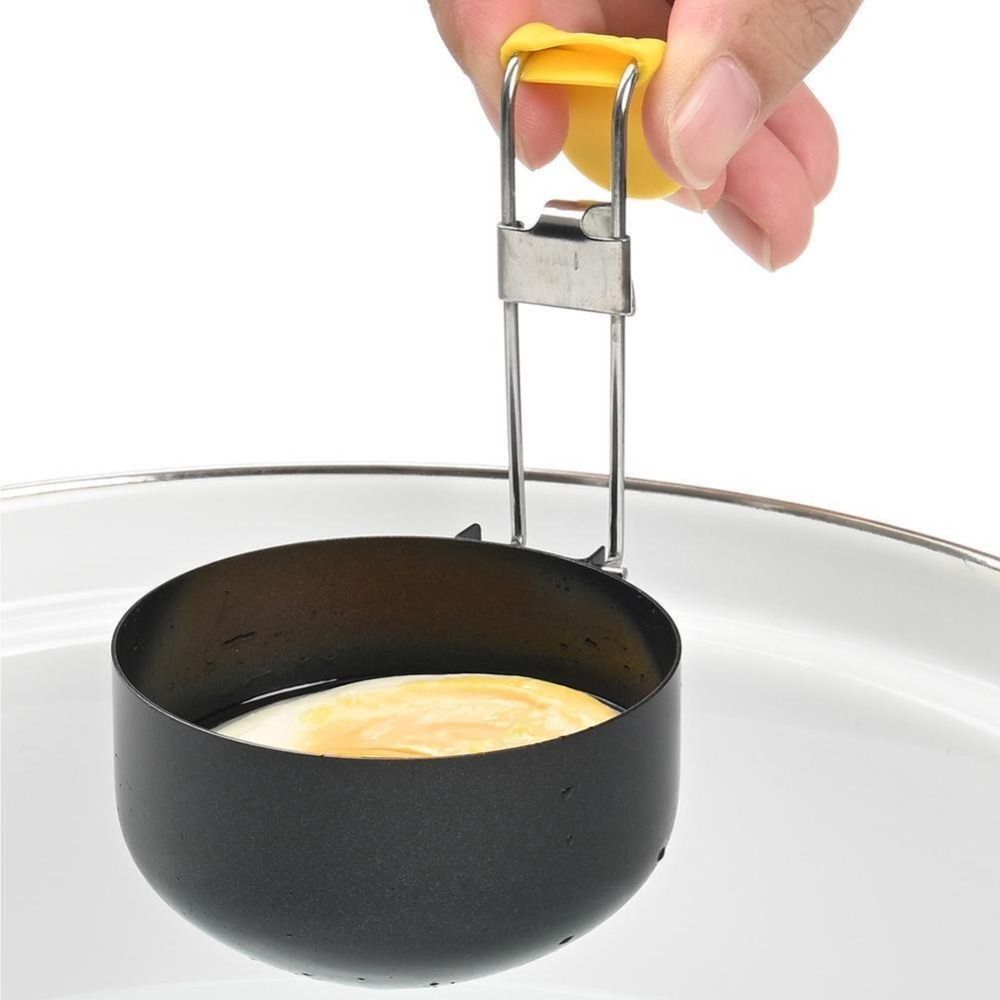 1/2Pcs Reusable Egg Steamer Cooking Spoon for Perfect Boiled Eggs Cooking Accessories Stainless Steel Egg Cooker Anti-scald