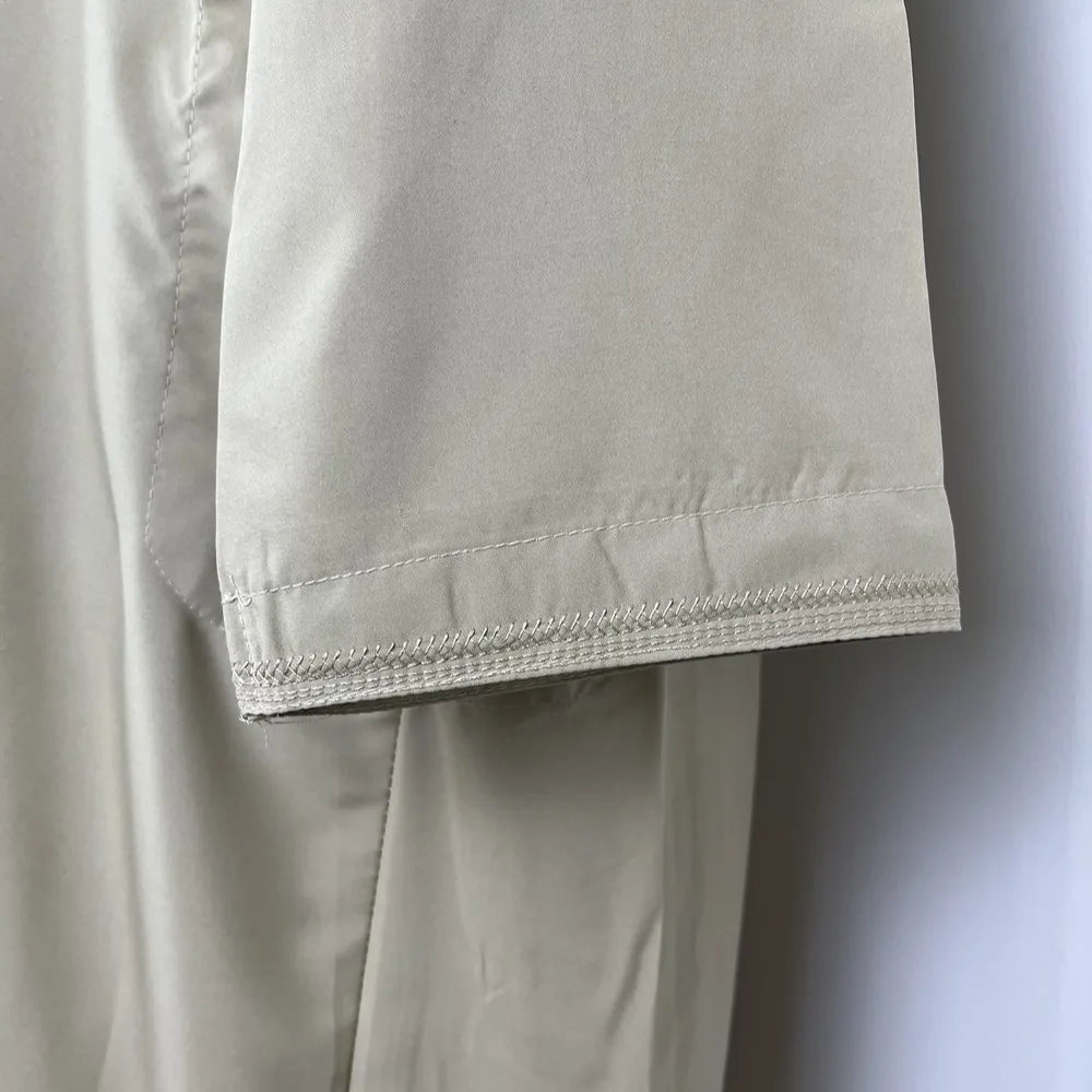 Túnica árabe para hombre, Color sólido, Jubba Thobe de con bolsillo, cuello redondo, Abaya larga, hombre islámico, Djellaba, caftán marroquí