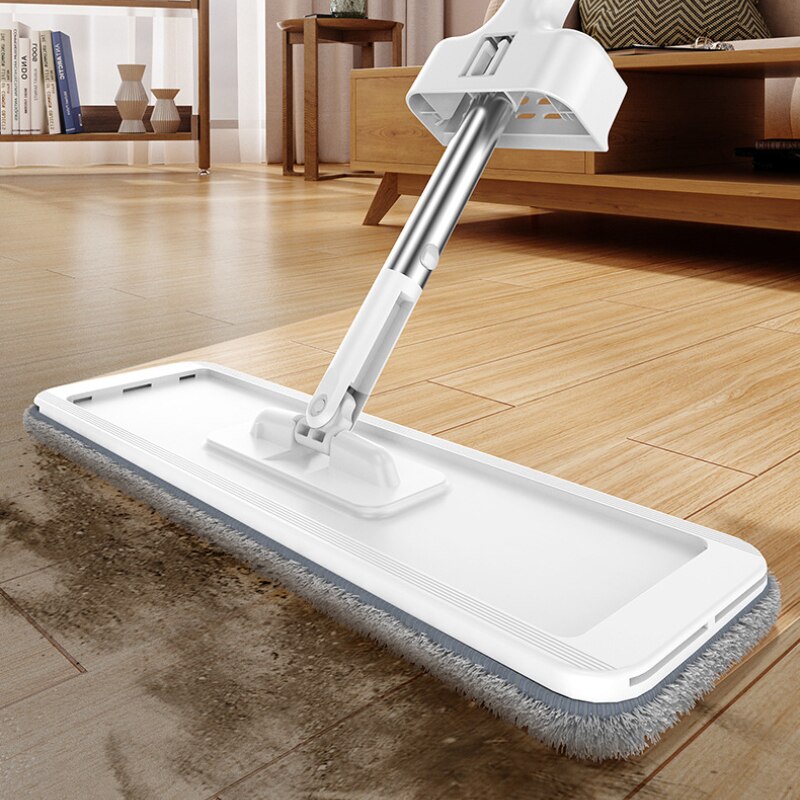 Squeeze Mop Free Hand Washing Microfiber Floor Mops 360 Degree Rotating Head Bathroom Kitchen Cleaner Household Cleaning Tools