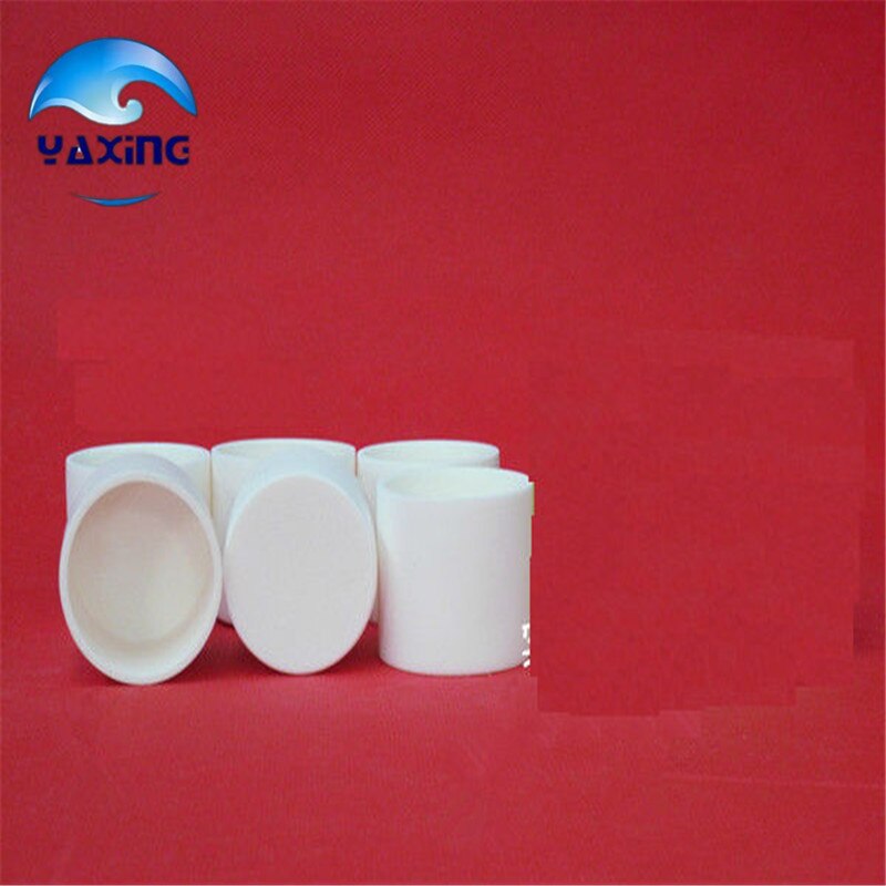 Crisol de corindón de aluminio 99% puro/crisol cerámico Al2O3/crisol sinterizado dia40x35mm 30ml cilíndrico